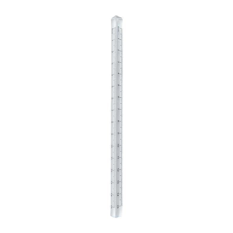 15cm Transparent Triangular Ruler, Durable High-Transparency PS Material