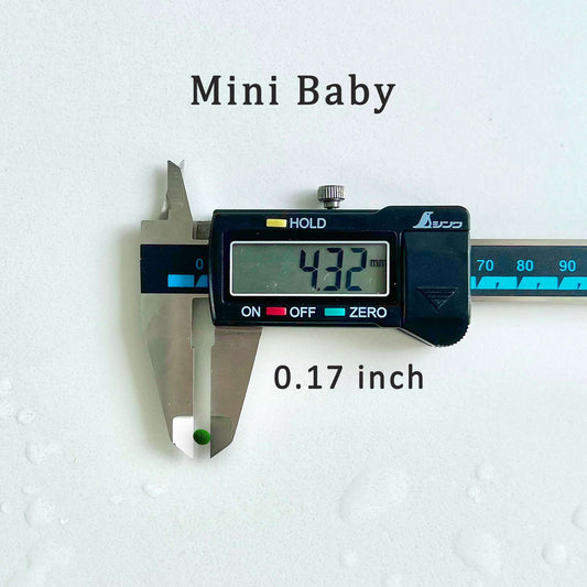 Live Moss Balls Mini Baby 0.3-0.5cm 5/10/20/50PCS Marimo Moss Balls Pe
Marimo Moss Ball, smaller than 1.5cm.

Mini Baby: &lt;0.5cm
3 Month: 0.5-0.8cm
6 Month: 0.9-1.2cm
12 Month: &gt;1.2cm

Grow slowly but for glass terrarium is just p