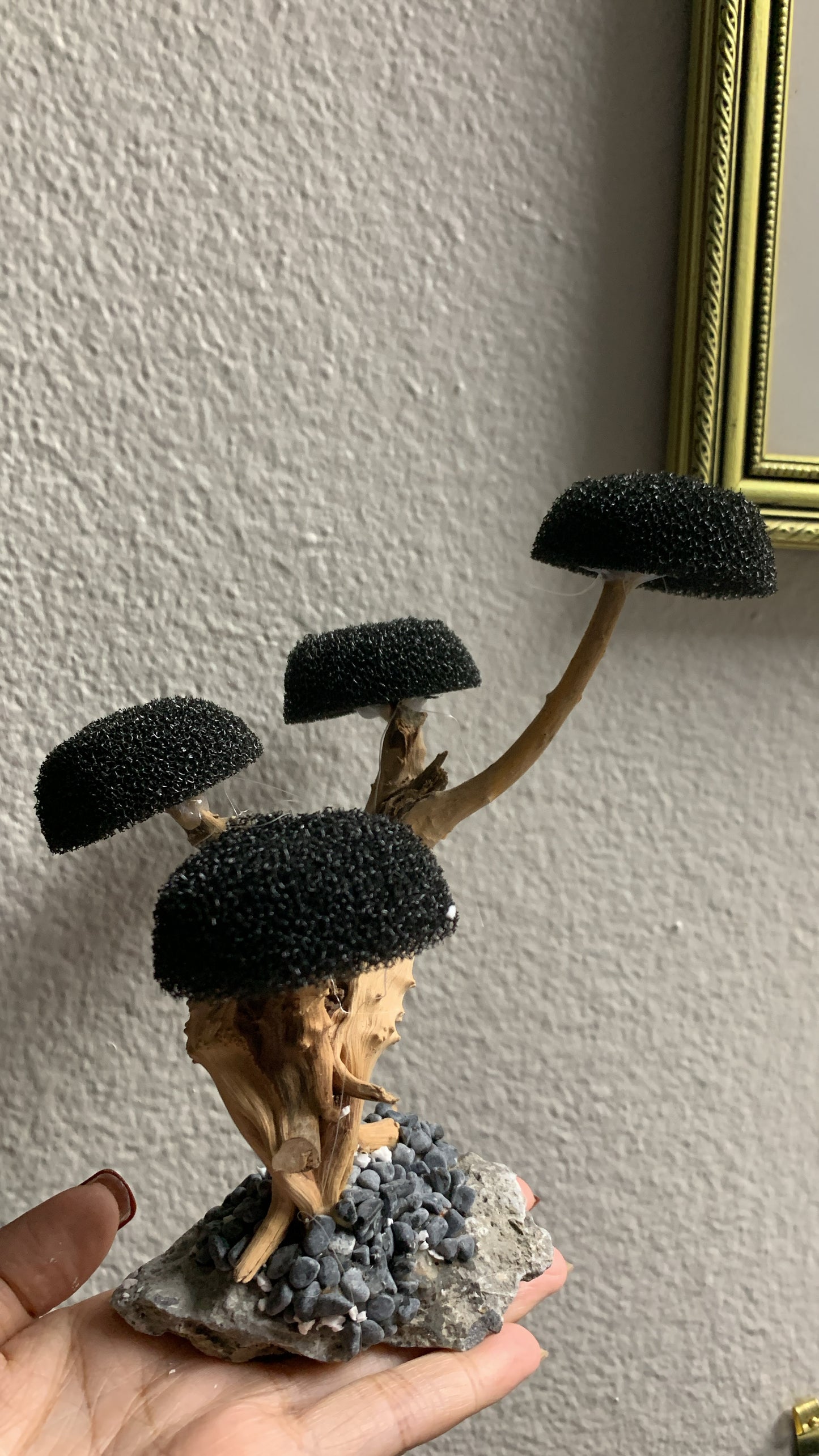 Moss Tree Chunks with Foam Head