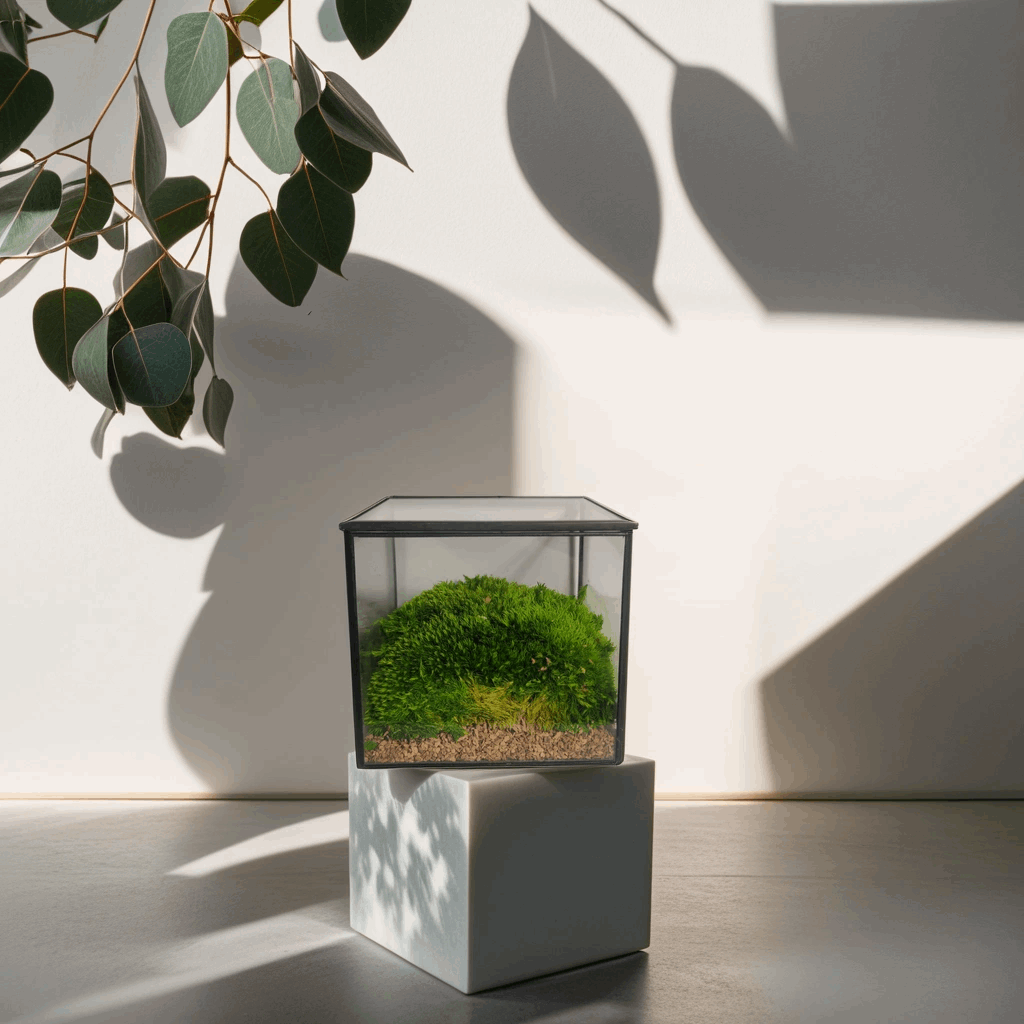 Handcrafted Glass Terrarium Cube Moss Decoration - Handcrafted Preserv











Introducing our "Handcrafted Glass Terrarium" - a meticulously crafted masterpiece that elevates your space to a whole new level. This glass terrarium is