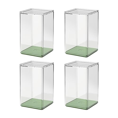 Acrylic Display Case 4PCS Upgraded Large 125mm Clear Blind Box Display Case - Dustproof Acrylic Organizer - Moss Artistry