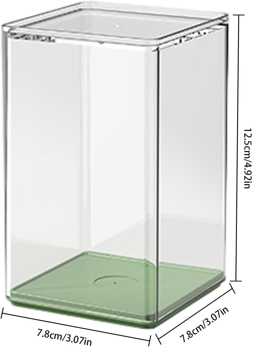 Acrylic Display Case 4PCS Upgraded Large 125mm Clear Blind Box Display Case - Dustproof Acrylic Organizer - Moss Artistry