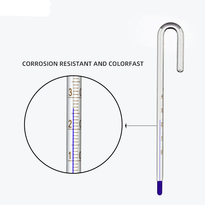 Aquarium Thermometer, 0-40°C Range, Ultra-Slim Design (120mm x 6mm)